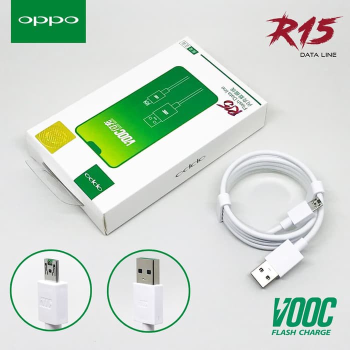 KABEL DATA ORIGINAL 100% OPPO R15 | Shopee Indonesia