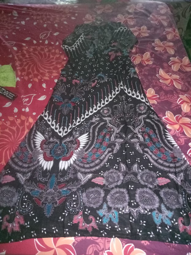 Ms Gamis Batik Sriwedari Maxi Bumil/busui Katun Sogan Allsize Dan Jumbo