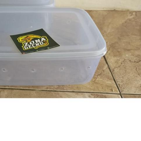 ➫ Box/wadah/kotak/kandang plastik leopard gecko reptile ✥
