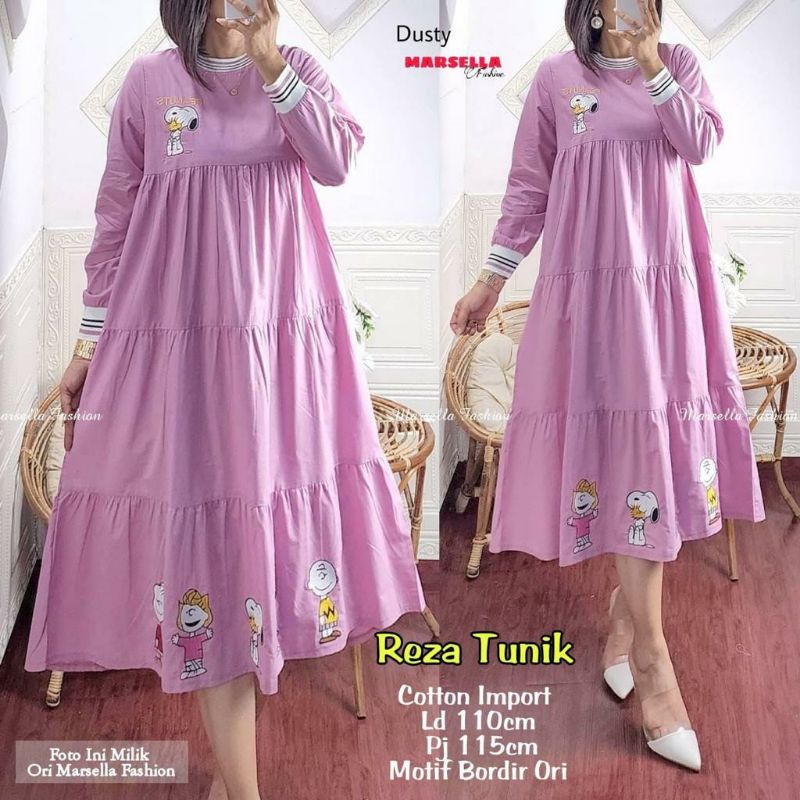 BAJU ATASAN REZA TUNIK ORI BY MARSELA