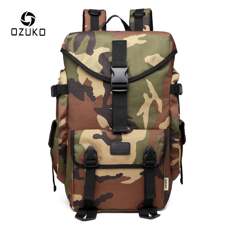 OZUKO 8677 Tas Ransel Pria Anti Air Backpack Pria By Japan Design WATCHKITE WKOS