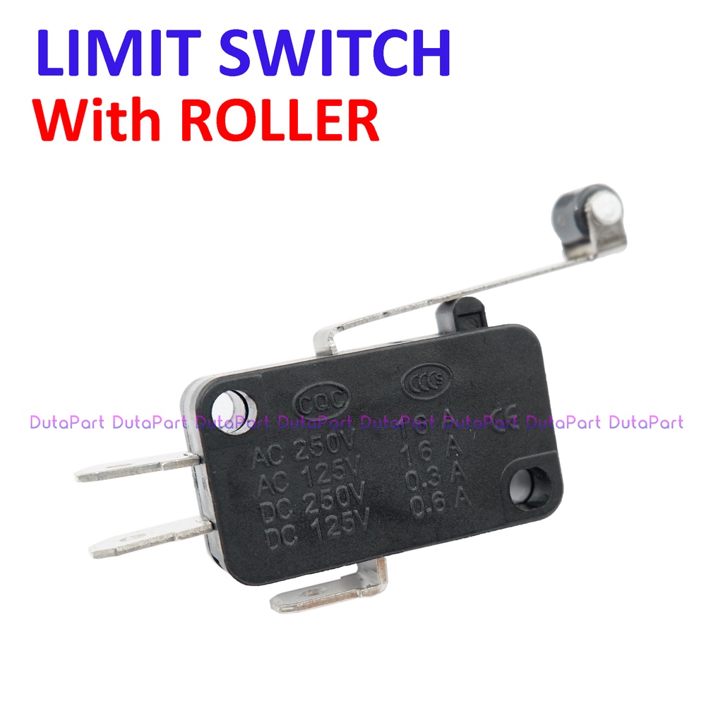 Limit Switch Roller Roda Panjang Saklar Pembatas Micro Switch SPDT