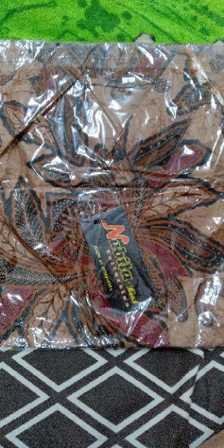 Nabila Batik Jumbo M / 10xl Kemeja Lengan Pendek Motif Merak Tosca Murah Batik Jumbo