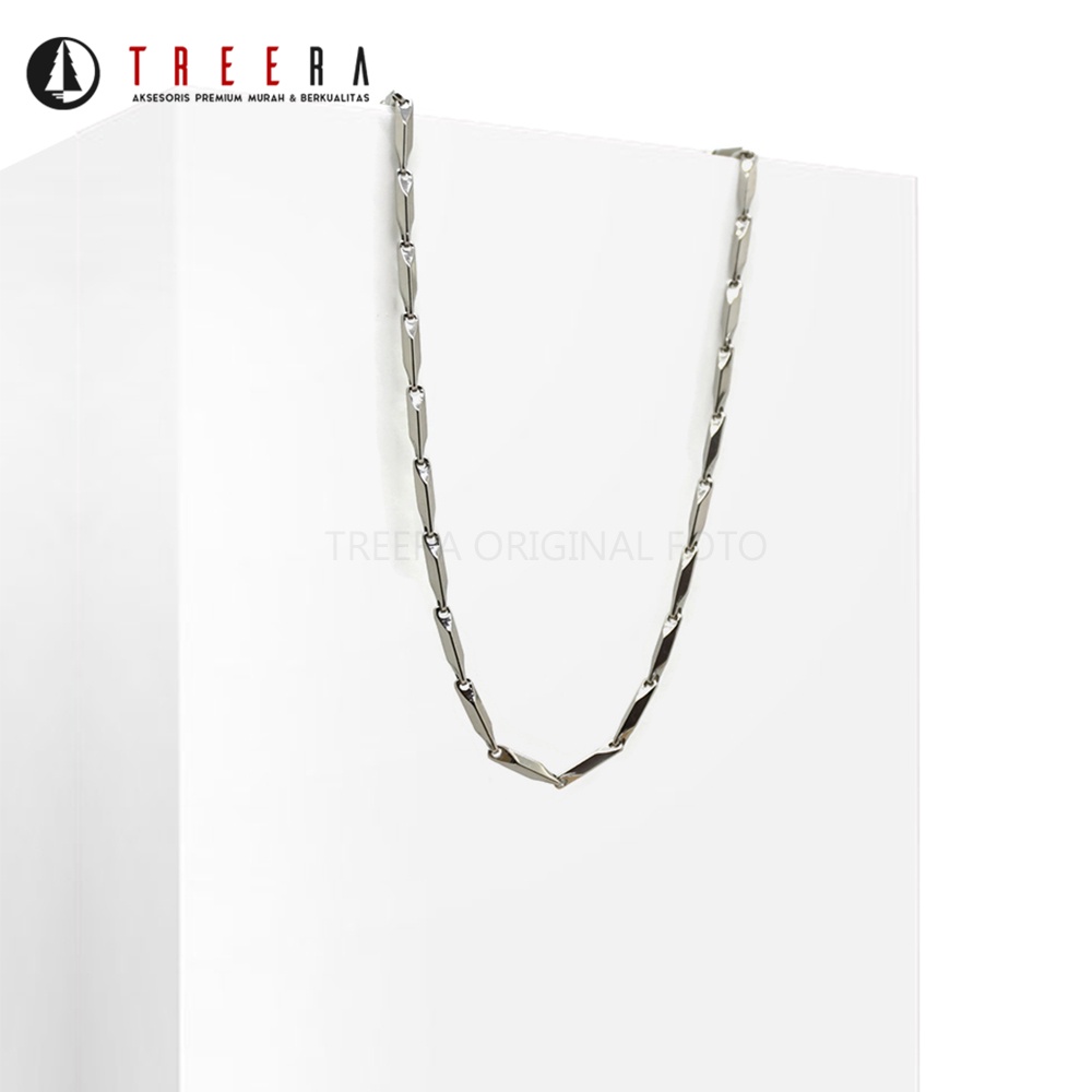 Treera - Kalung Titanium Emas Gold Pria Wanita Anti Luntur Anti Karat Original