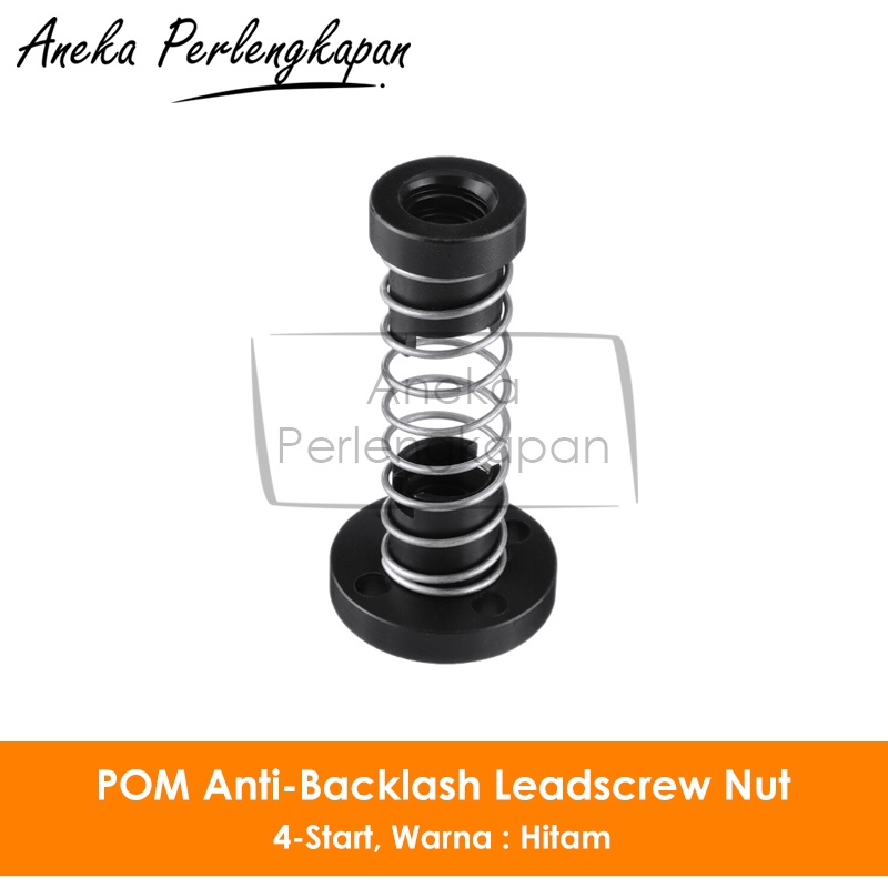 POM Leadscrew T8-2-D2 8mm Lead 8mm Anti Backlash Spring Nut