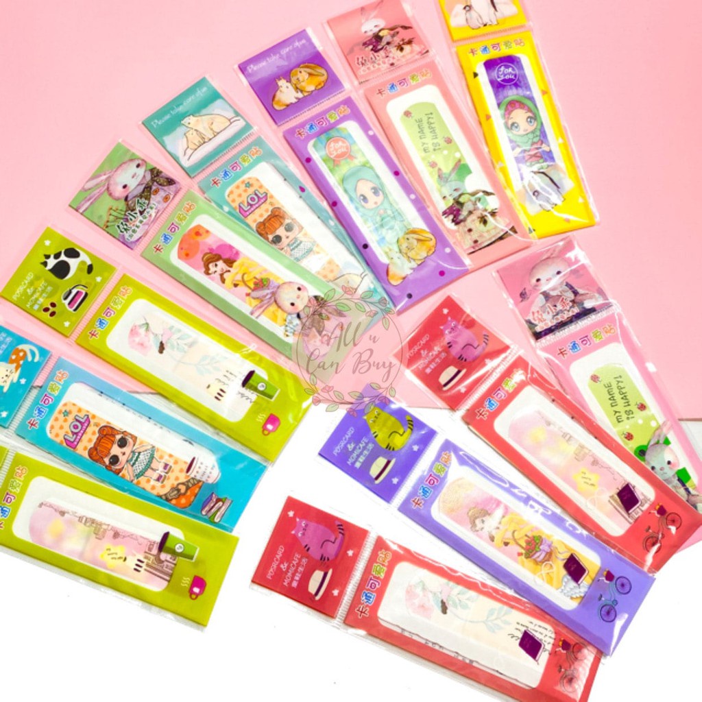 isi 5pcs -  Plaster Luka Hansaplas Anak Anti Air -- AC 305 --  Plester Hansaplast Waterproff untuk Luka pada anak Berbagai Varian Karakter Lucu - Perawatan obat Luka lutut siku kulit tangan kaki