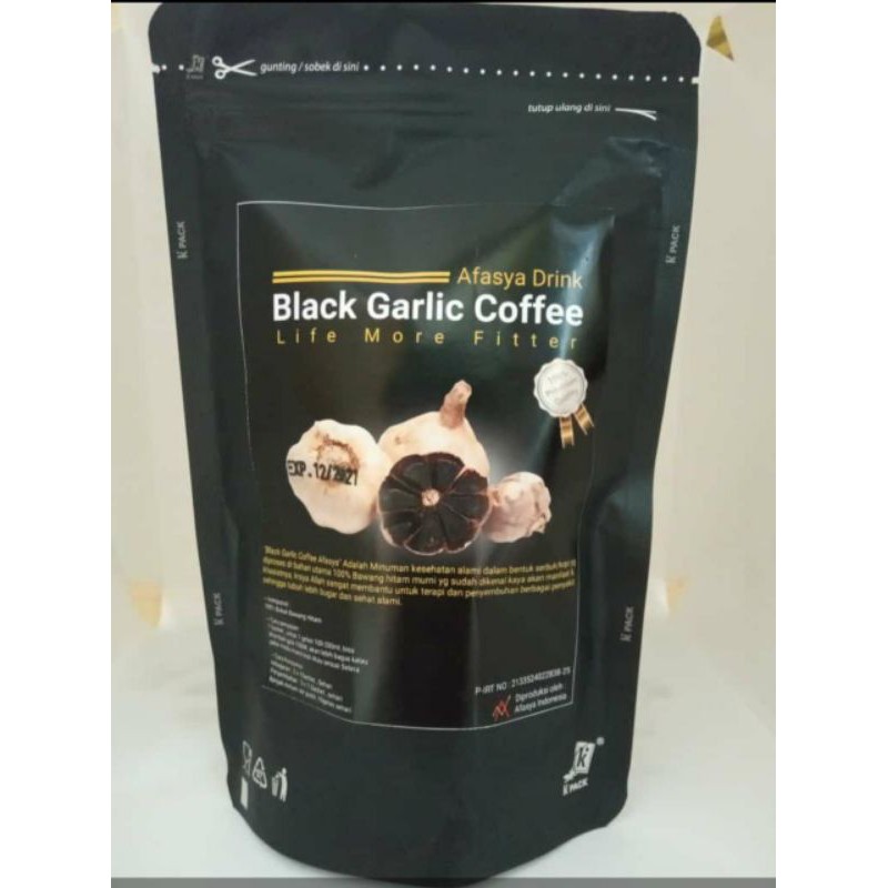 

black garlic coffee