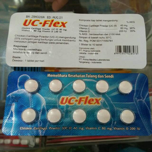 Uc flex suplemen tulang dan sendi