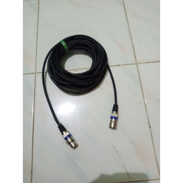Kabel Mic/Microphone XLR Male to XLR Female 3 Pin 15 Meter Full CANARE