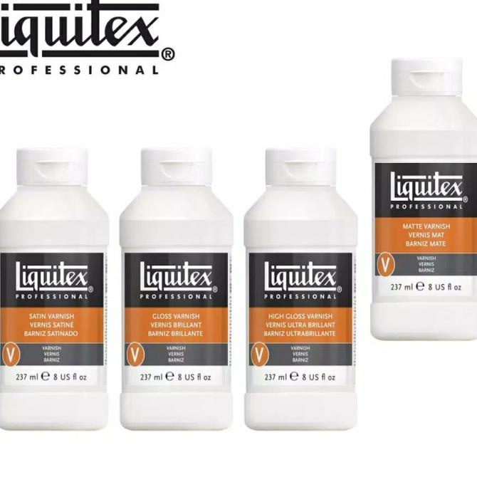 

[COD] Liquitex Matt , Satin , Gloss , High Gloss Varnish 237ml MURAH Kode 363