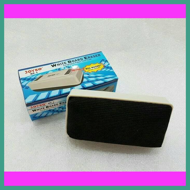 

PENGHAPUS ERASE WHITE BOARD PAPAN TULIS + MAGNET JOYKO GROSIR TERMURAH
