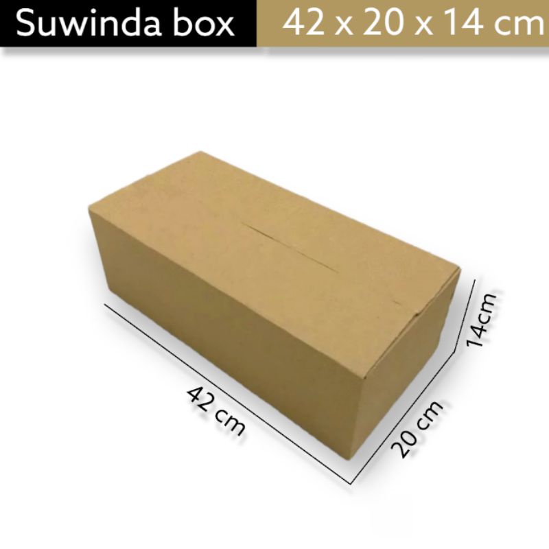 

kardus uk.42x20x14 cm box/karton untuk packing dll ST