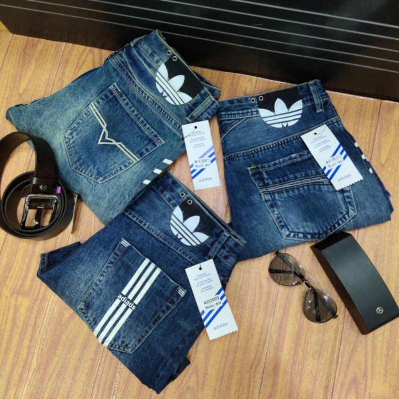 CELANA JEANS PENDEK ADIDAS DIESEL ORIGINAL IMPORT