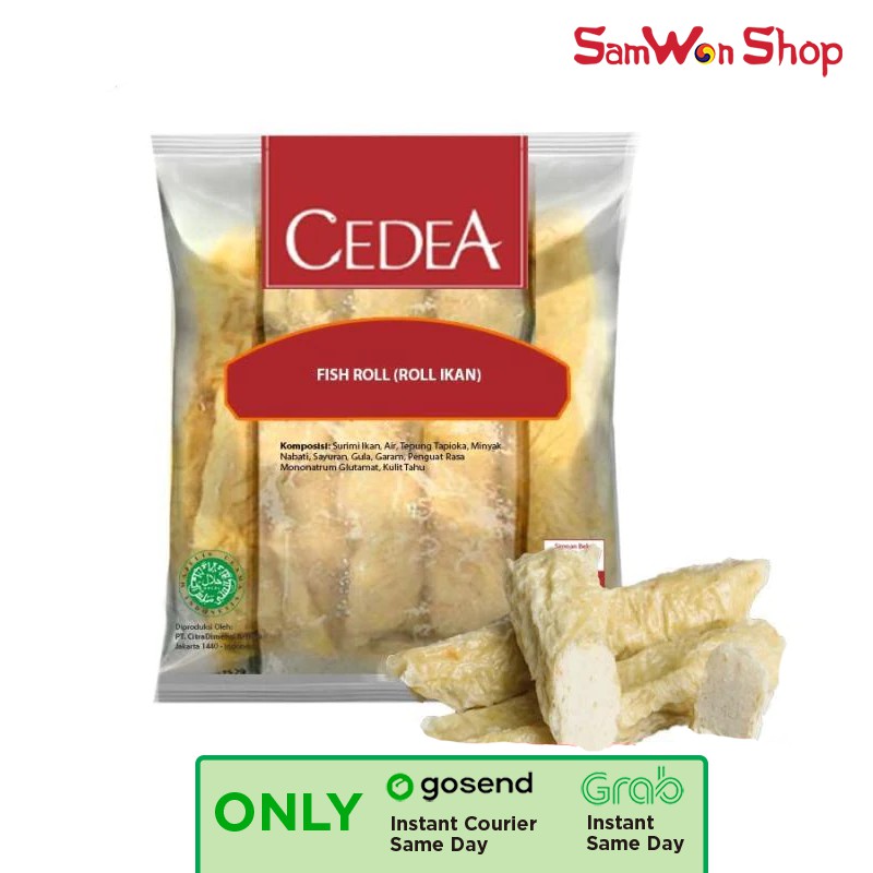 

CEDEA FISH ROLL 250gr (ROLL IKAN) FROZEN FOOD FISHROLL OTAK-OTAK IKAN