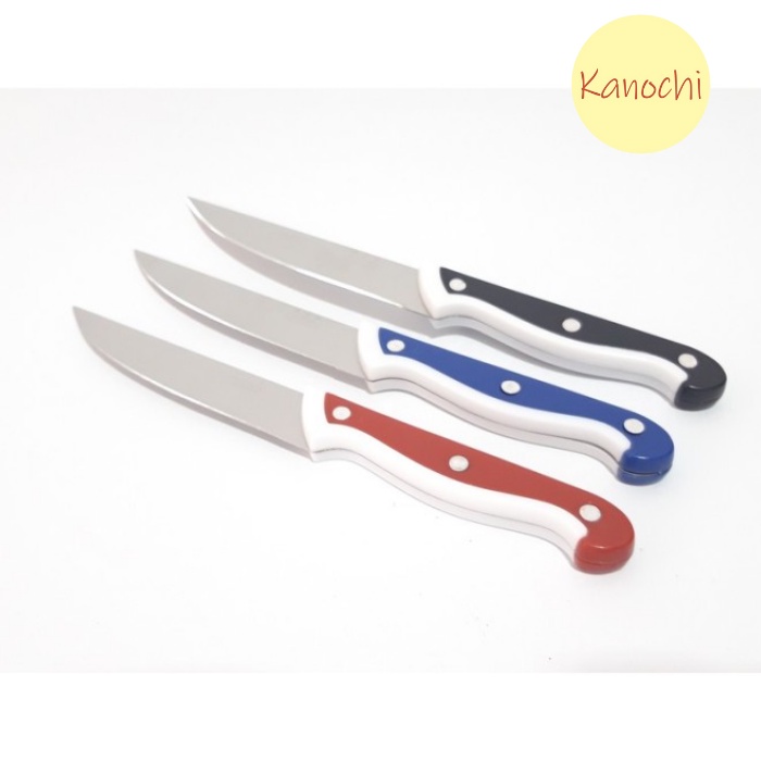 Professional ef Knife Pisau Dapur Stainless Steel 5 Gagang Warna