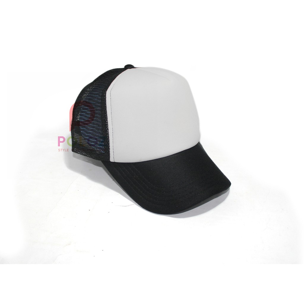 Topi Trucker Combinasi / jaring polos /  murah / gudang topi