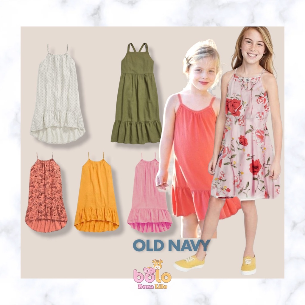 Sleeveless Dress Anak Old Navy || Dress Anak Perempuan Old Navy - DS007