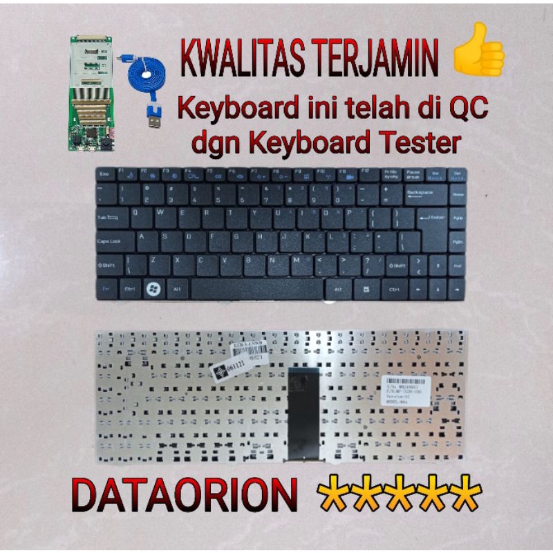 Keyboard laptop Axioo CNW HNW MNW 3522 3412 P122 E412 series hitam