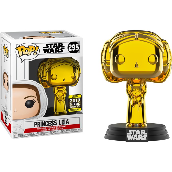 Funko POP Star Wars - Princess Leia Gold (2019 Galactic Convention)