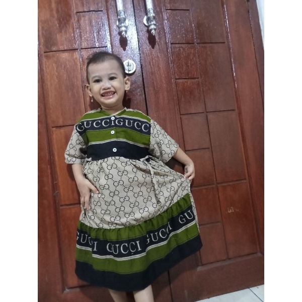 DRESS KIDS ANAK UMUR .  2  _3_4_..TAHUN.