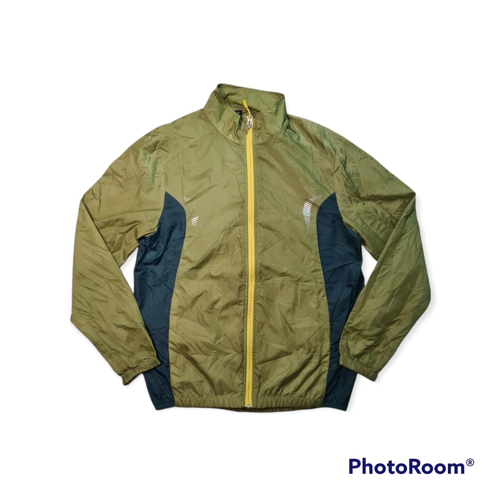 Olive Running Jacket/Jaket Olahraga/ Running Jacket/ Padded Jacket/ Parka/ Varsity/ Peacoat/ Coat/Ja