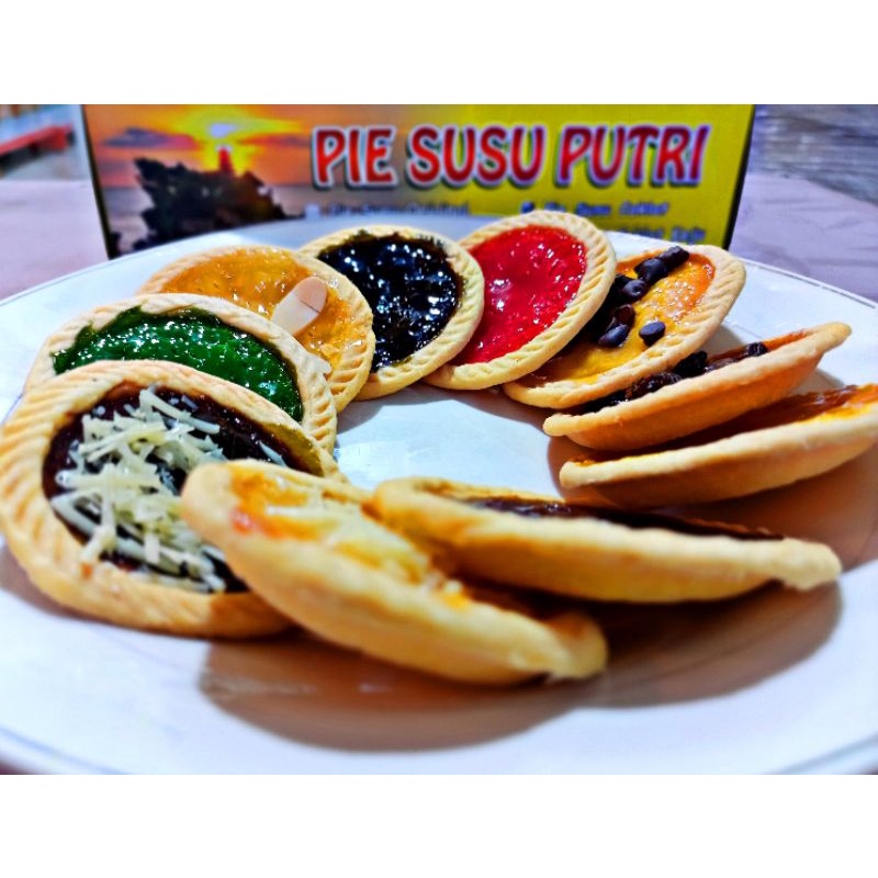 [50 pcs] PIE SUSU PUTRI CAMPUR 10 VARIANT RASA