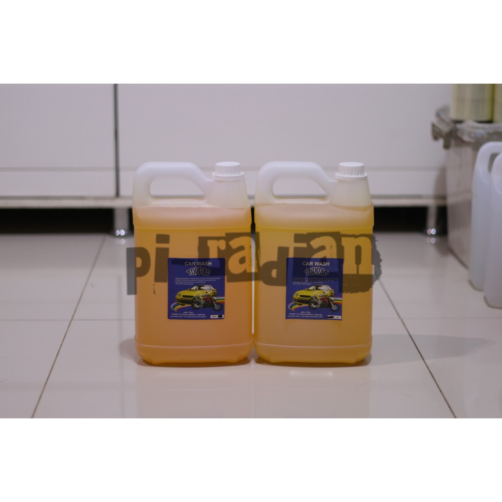 Toppas Sabun Cuci Shampoo Mobil Car Wash Netral / Wangi 5 Liter 5l Promo Murah