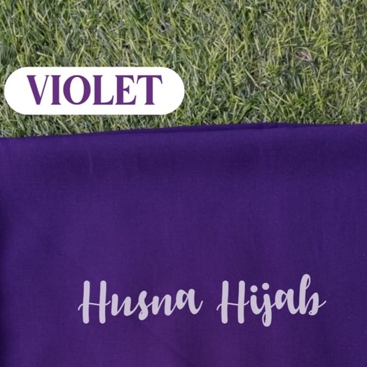 [HUSNA HIJAB] Bros Pita Besar Manik Ecer Bahan Wolfis / Bros Pita-Violet