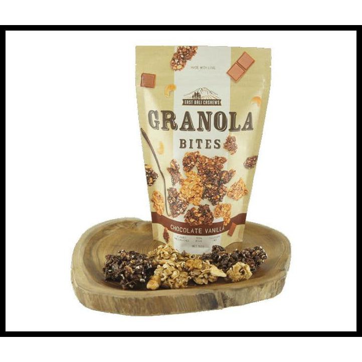 

HOT SALE East Bali Cashews Granola Bites Cokelat Vanila terjamin