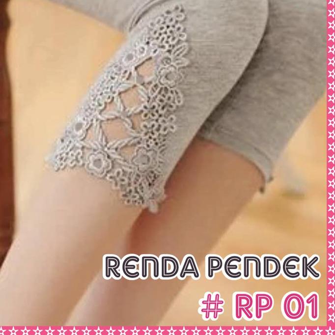 ➩ Koleksi Legging Renda Brukat Pendek Wanita / Legging brukat wanita / legging renda 7/8 wanita / le