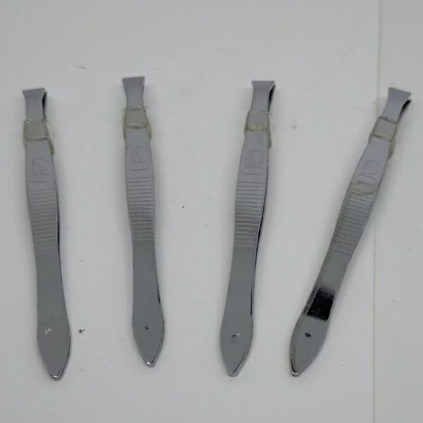 TGM - Pinset Stainless Steel Penjepit Pencaput Bulu Rambut Alis DLL / Pinset Uban Stainless / Pinset Cabut Bulu / Penjepit Bulu Rambut / Pinset Penjepit Bulu Ketiak