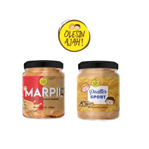 

Promo OlesinAjah Selai Marpii 200Gr + Peatter Sport 200Gr