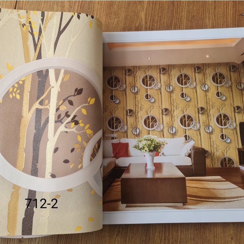 WALLPAPER DINDING 3D MURAH BACKGROUND TV 10 METER