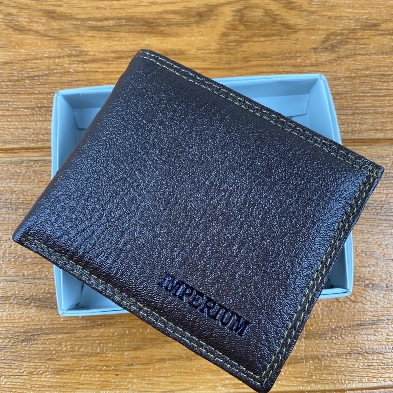 DOMPET PRIA TERLARIS BAHAN DIJAMIN TAHAN LAMA BAHAN SYNTETIS-URAT KAYU