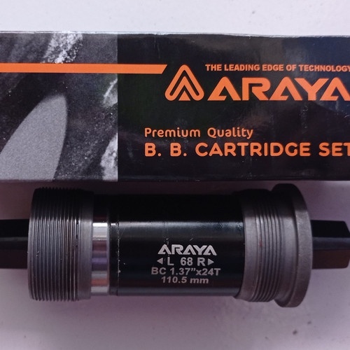 Bottom Bracket BB Catridge Bearing BB Kotak Sepeda 110.5 mm. ARAYA / JEMBOLY