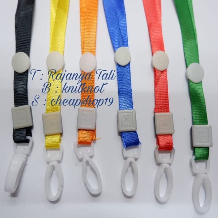 

tali idcard tali lanyard name tag - Hitam RJT