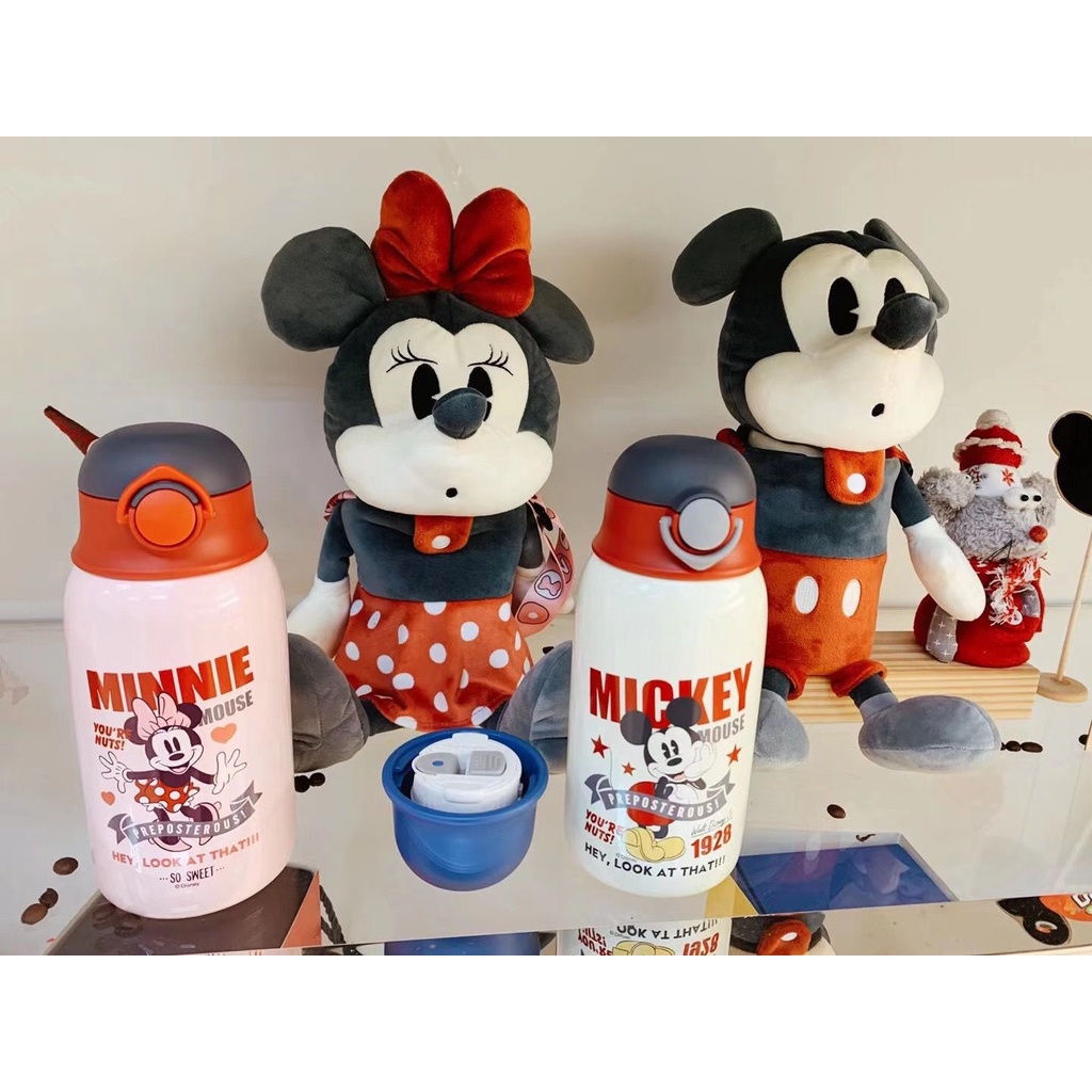 BOTOL MINUM ANAK GAMBAR KARTUN THERMOS STAINLESS STEEL FREE BONEKA