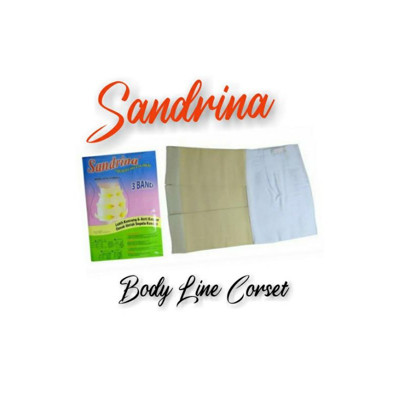 UN SANDRINA 3 BAND BODY LINE KORSET , GURITA IBU melahirkan