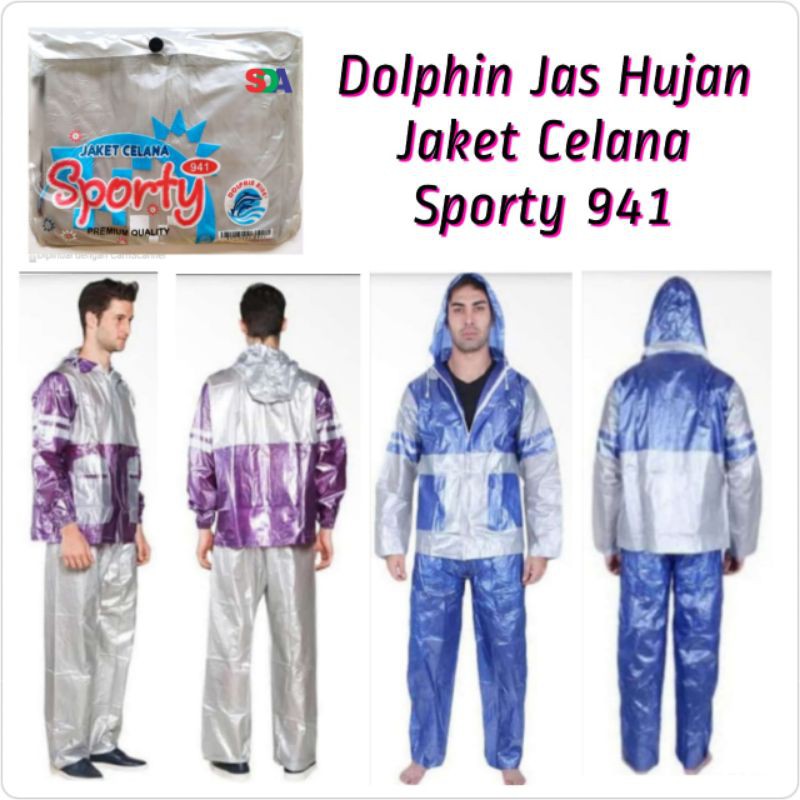 Jas Hujan Tebal Raincoat Setelan Celana Baju/Poncho/Kelelawar/Terusan