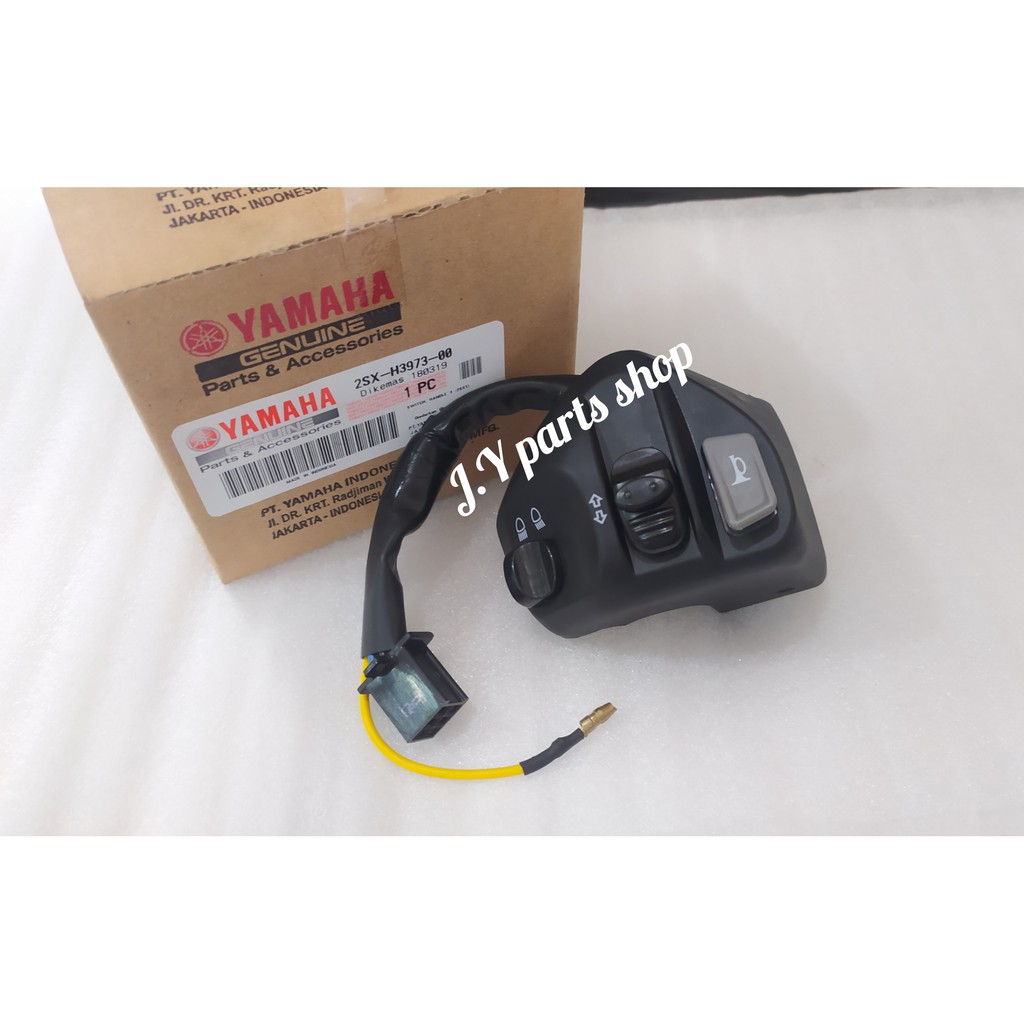 SWITCH HANDLE HOLDER SAKLAR KLAKSON LAMPU SEN SEIN KIRI MIO S SOUL GT 125 LED ORIGINAL YGP 2SX-H3973-00