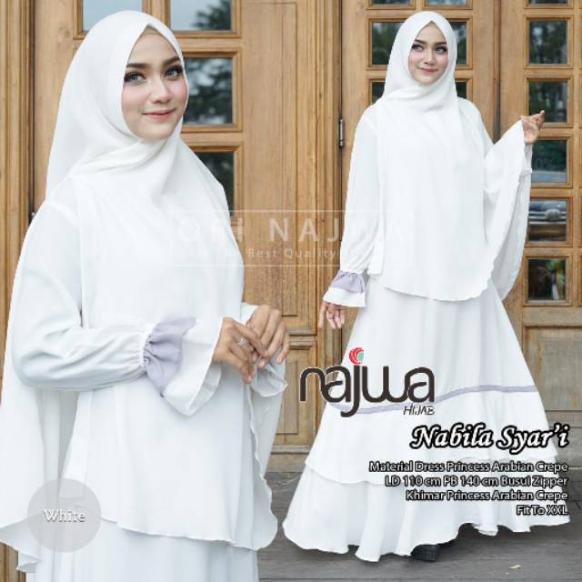 GAMIS NABILA SYAR'I by najwa hijab