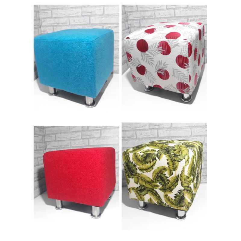 fupp kursi santai empuk Socozy - Sofa monica / Puff Monica Square kursi sofa kecil