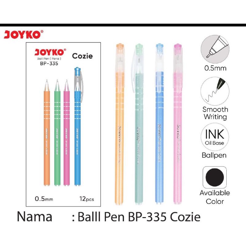 

Pulpen Joyko Cozie BP-335 (1pcs)