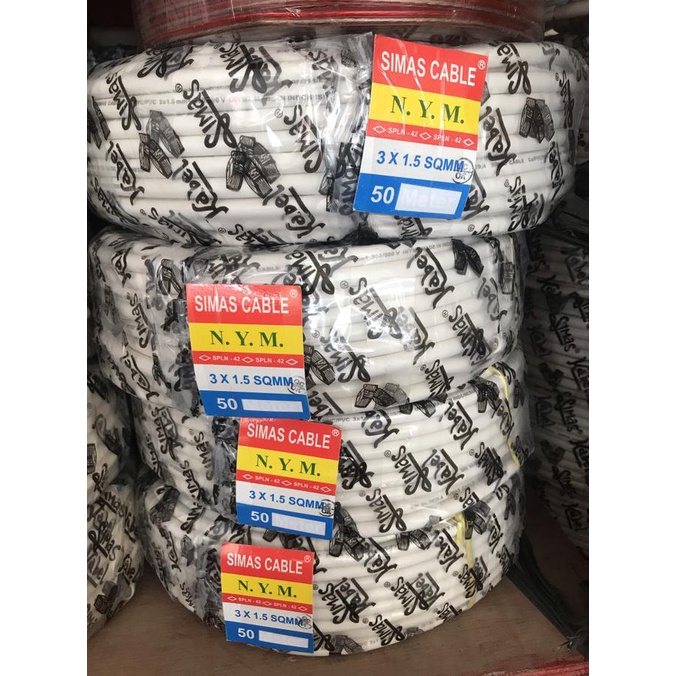 terbaik kabel listrik tembaga 3x1 5 sni merk simas