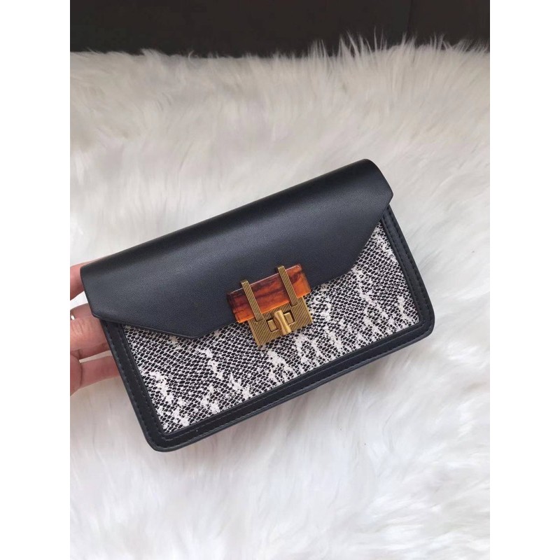 Stone Embellished Envelope Bag