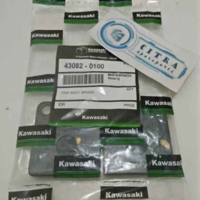 Dispad kampas rem cakram belakang KLX 150