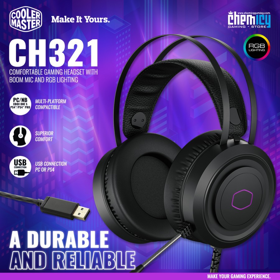 Cooler Master CH321 RGB Gaming Headset