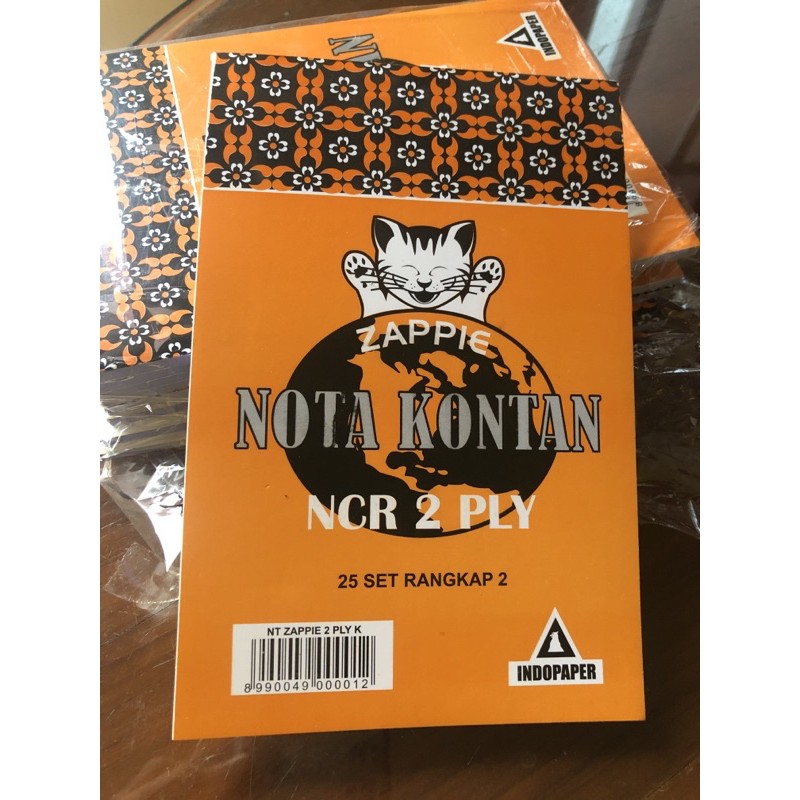 Nota Kontan NCR 2 ply 25 set rangkap 2