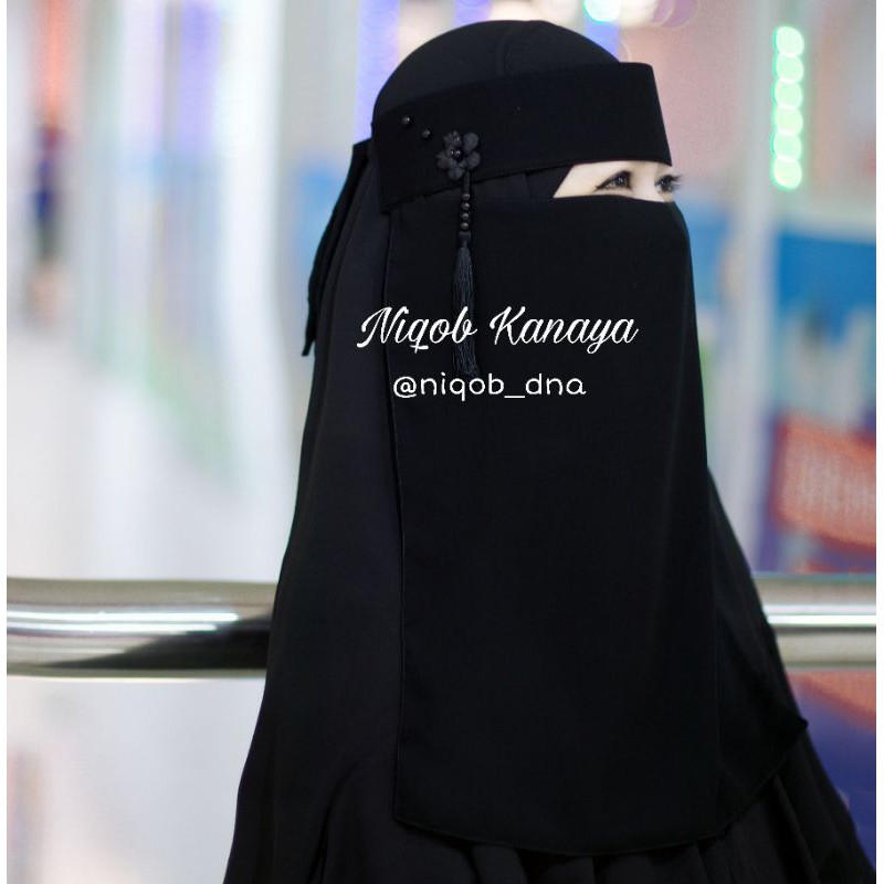 Jual Niqab Bandana Niqab Cadar Niqab Yaman Cadar Bandana Niqob Viral Termurah Niqob Kanayaa