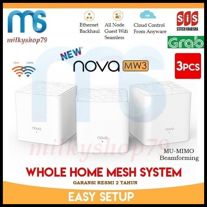 Tenda Nova Mw3 (Isi 3) - Tenda Mw3 Whole Home Mesh Wifi System